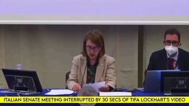 Italian Senate Meeting Interrupted By Tifa (ORIGINAL, BLURRED) (R18)