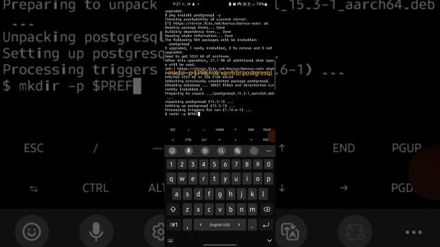 How to install postgresql server in termux смотреть онлайн