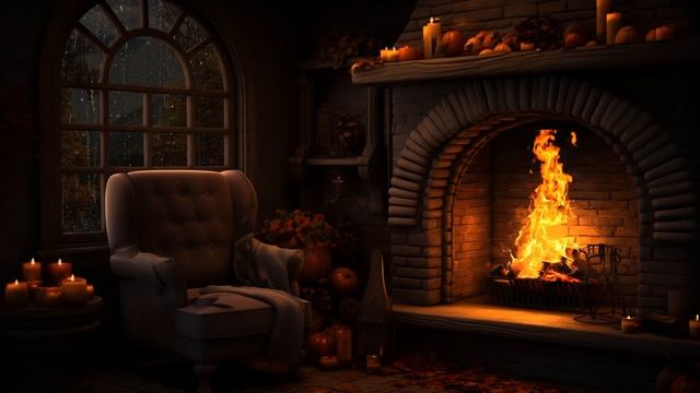 Halloween night has arrived! Helps you sleep right away with a fire and natural sounds смотреть онлайн
