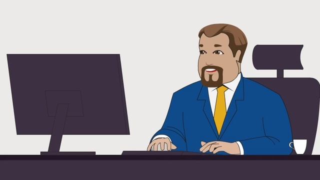 Сериал "Из жизни одной компании". Серия 3 - Умный шеф смотреть онлайн