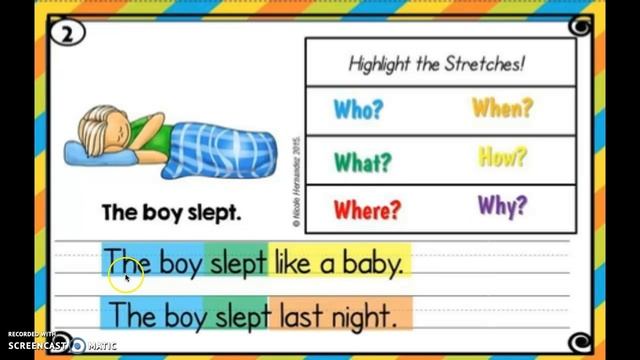 Stretchy Sentences Directions смотреть онлайн