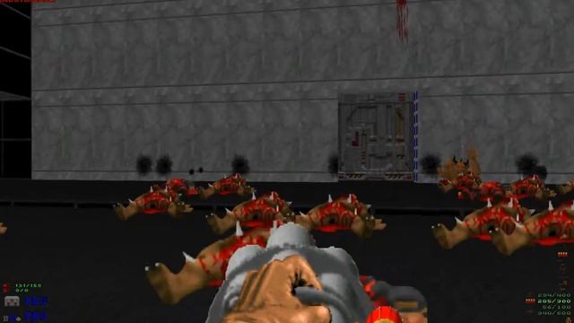 Doom 2 All Hell is Breaking Loose - allhell.zip - MAP05 Fiendish City - UVMAX смотреть онлайн