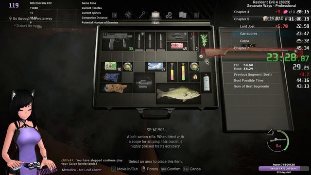 Resident Evil 4 (2023) - Separate Ways Any% Professional Speedrun [45:25] смотреть онлайн