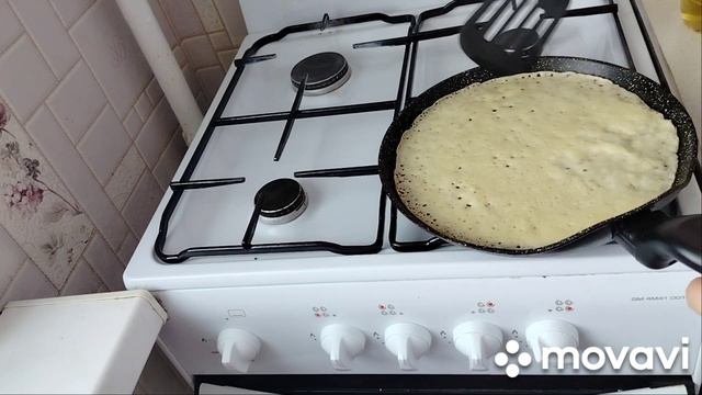 Фаршированные блинчики с ливерной колбасой. смотреть онлайн