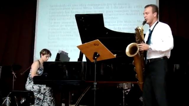 PABLO SANDÍ OF SONSAX PLAYING P.MAURIAT BARITONE SAX IN MASTERCLASS AT TATUI BRAZIL 2010 смотреть онлайн