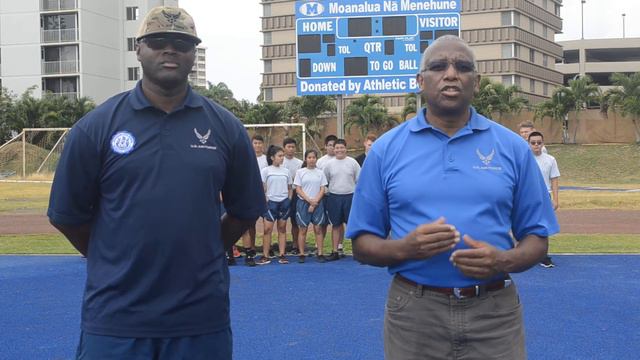 Moanalua HS JROTC Dynamic Duo WATCH THIS!! смотреть онлайн