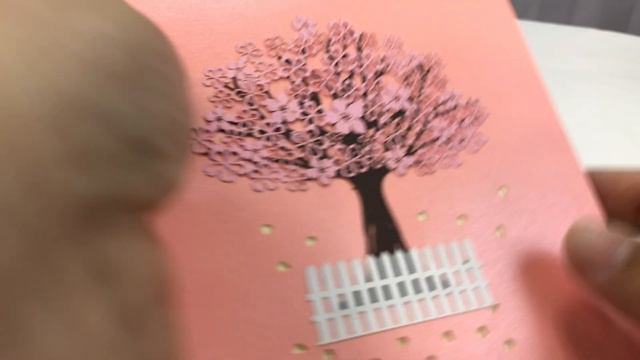 3D Pop Up Pink Tree Greeting Card смотреть онлайн