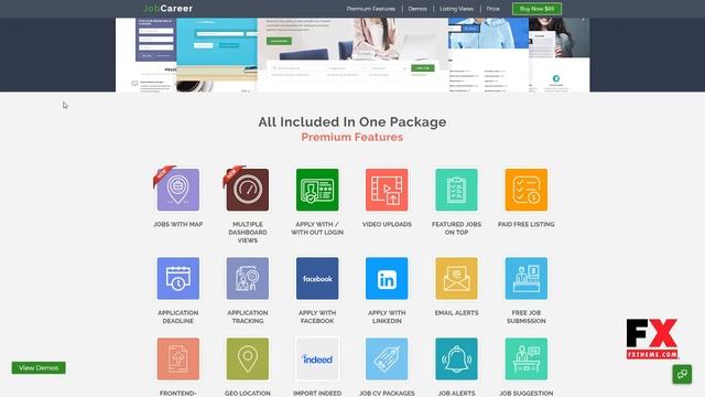 JobCareer Job Board Responsive WordPress Theme Rodge Constantine смотреть онлайн