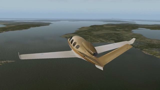 X-Plane 10 Cirrus TheJet Vision SF50