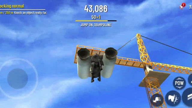 Jump On Trampoline - Goat Simulator Android Gameplay смотреть онлайн