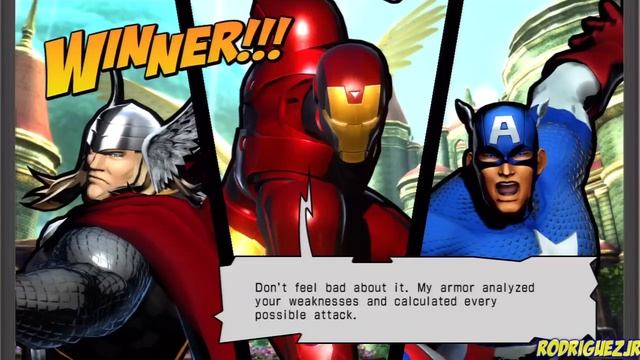 Ultimate Marvel vs Capcom 3 Arcade Mode (Captain America, Iron Man, Thor Pt. 1/2) смотреть онлайн