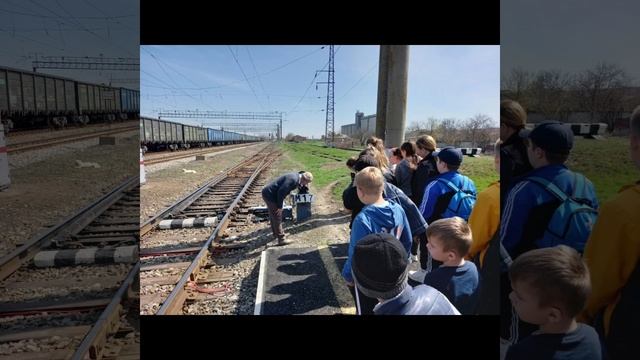 Железная дорога - опасная зона. Занятие пластунов смотреть онлайн