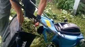makita ELM3800 / Elektro Rasenmäher test / 2015
