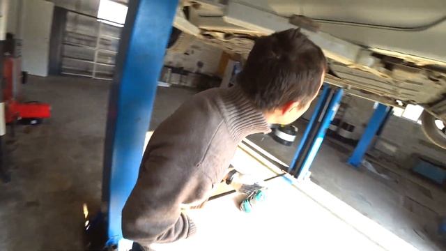 Колхозный подогрев батареи Nissan Leaf своими кривыми руками :) смотреть онлайн