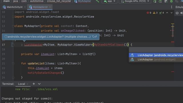 L5 || ListAdapter замість RecyclerView.Adapter смотреть онлайн