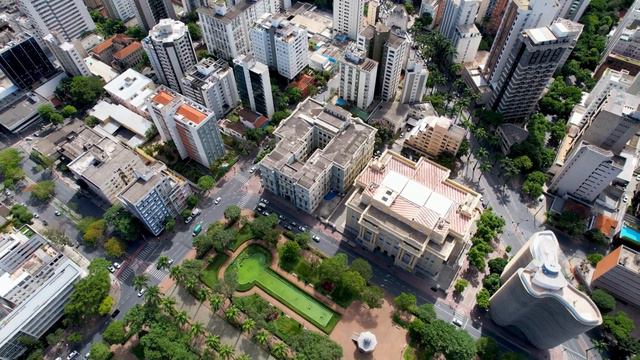 Belo Horizonte city - MG, Brazil in 4k ultra hd by drone #brazil #minasgerais смотреть онлайн