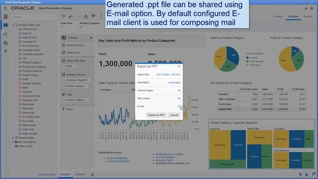 Oracle DV: Share, Print & Export analysis смотреть онлайн