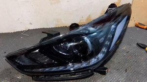 Замена линз Solaris 2019 на bi led Aozoom k3 dragon. Улучшение света.