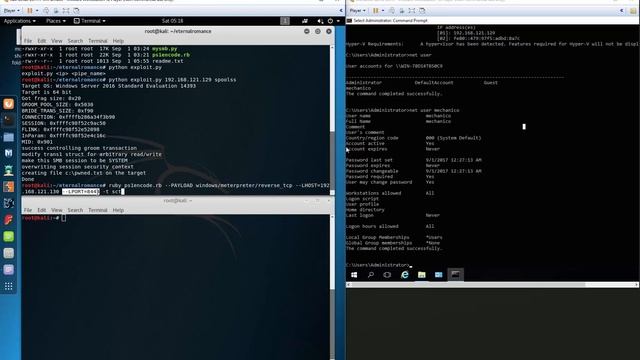 MS17-010 Eternalromance Exploit Windows Server 2016 смотреть онлайн