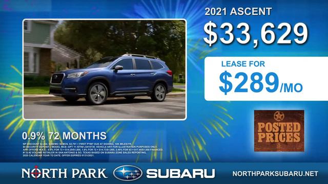 January 2021 Sale @North Park Subaru смотреть онлайн