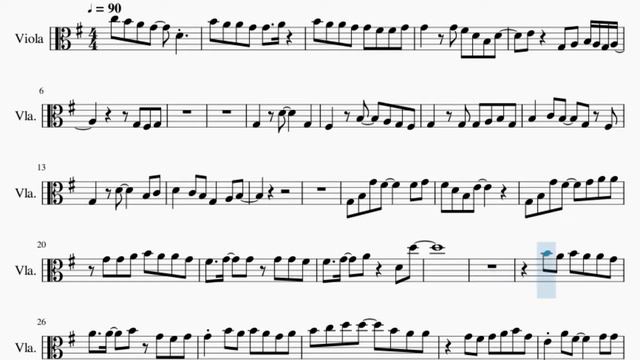 Viola Sheet Music: How to play First Love by Utada Hikaru смотреть онлайн