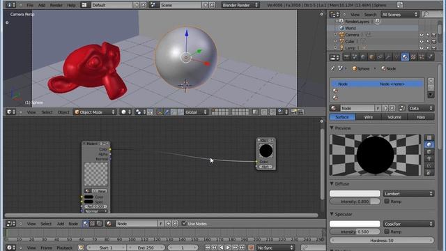 Quick Tip: Mixing Materials in Blender Using the Node Editor смотреть онлайн
