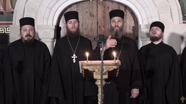 Хор Валаамского монастыря - не отврати лица Твоего (псалом 26) смотреть онлайн