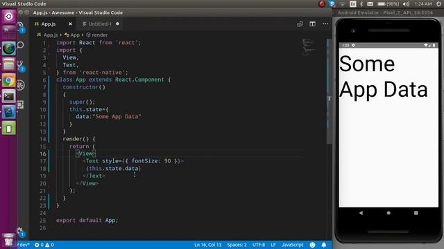 React-Native Hindi tutorial #10 State смотреть онлайн
