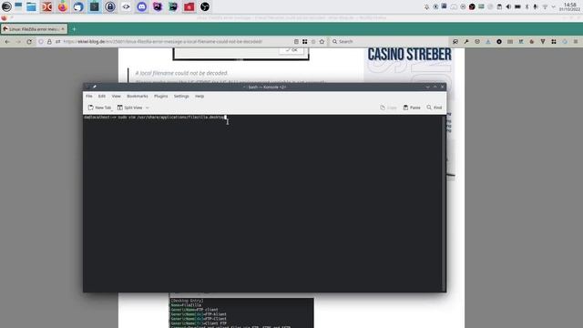 Linux: FileZilla error message – A local filename could not be decoded смотреть онлайн