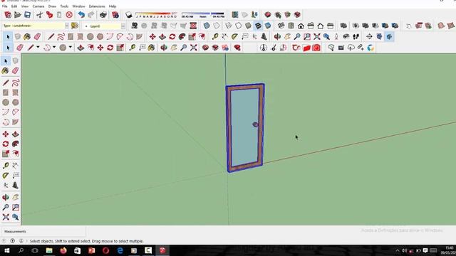 LESSON1 modeling doors and windows just using sketch up смотреть онлайн