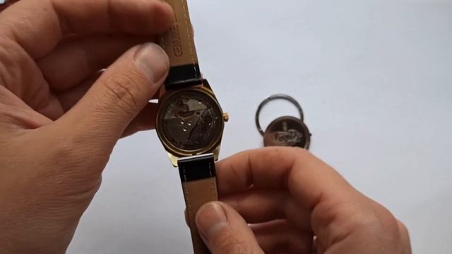 50 лет Победы. Часы Полет Позолоченные 17 камней - Watch Poljot Ussr