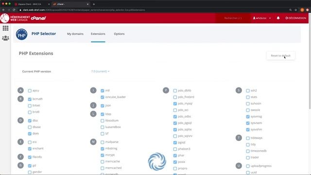 Comment changer les réglages de PHP dans cPanel смотреть онлайн