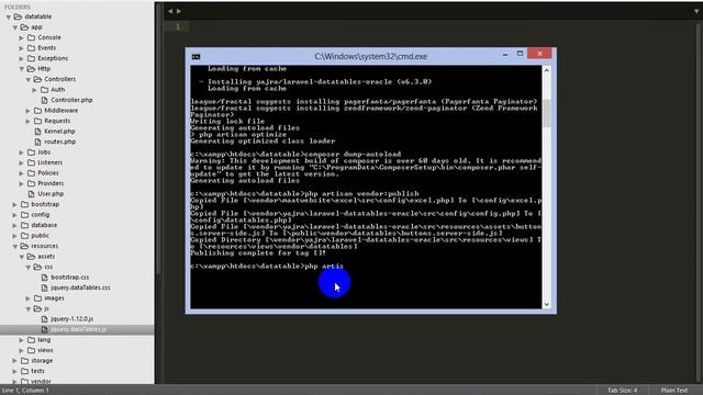 how to use datatable in laravel 5.1, how to create datatable in laravel 5.1 смотреть онлайн