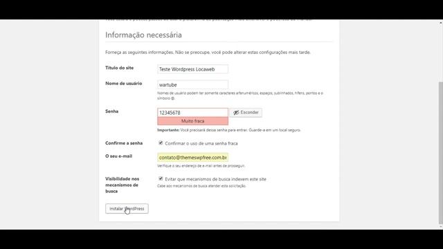 Instalação Wordpress + Configuração php.ini na Locaweb смотреть онлайн