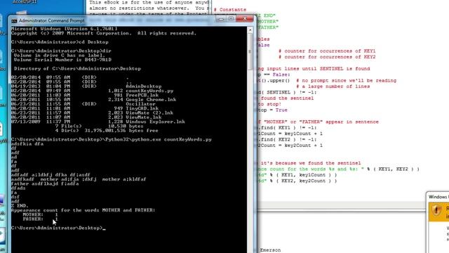 Python on the command line in Windows смотреть онлайн