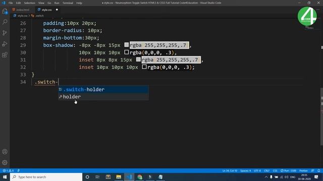 Neumorphism Toggle Switch Buttons | Neumorphism UI Design | HTML5 | CSS3 | Code4Education | 2K20 смотреть онлайн
