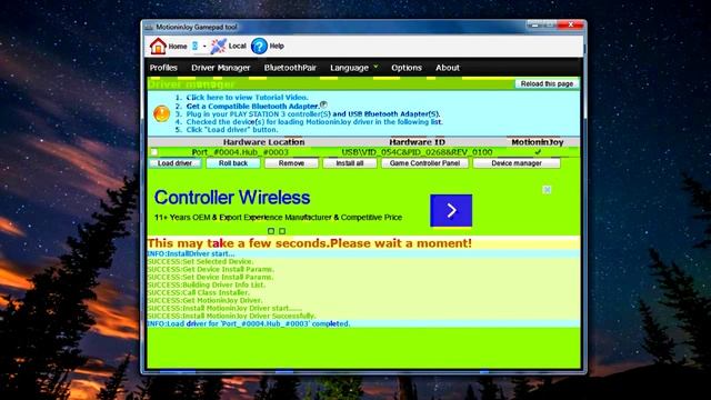 ТУТОРИАЛ : Как подключить джойстик PS3 к компьютеру? смотреть онлайн