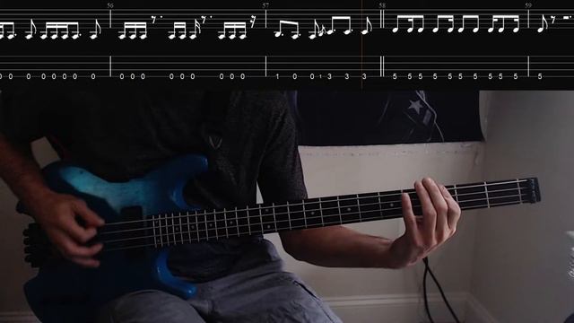 Killswitch Engage - Arms of Sorrow (Bass Cover) On Screen Tabs смотреть онлайн