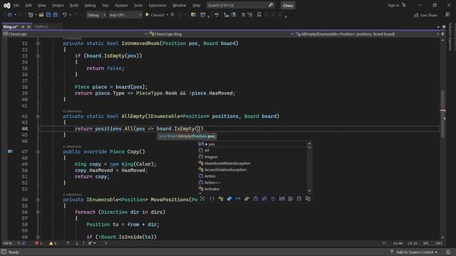 Programming a Chess Game in C# | Part 13 - Castling смотреть онлайн