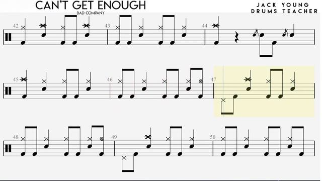 How to play Can't Get Enough on Drums 🥁 смотреть онлайн