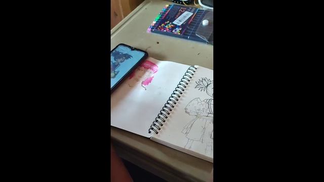 Drawing Shu from Blue Dragon(the dark skinned version)using alcohol markers for the first time.. смотреть онлайн