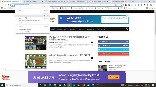 Website Details कैसे निकले। | How to Find Website CMS Platform and Theme Name смотреть онлайн