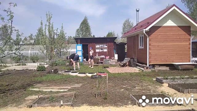 Отдыхаем на даче!Жаркий весенний денёк! смотреть онлайн