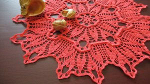 НЕОБЫЧНАЯ САЛФЕТКА С БОРДЮРАМИ. ЧАСТЬ 2