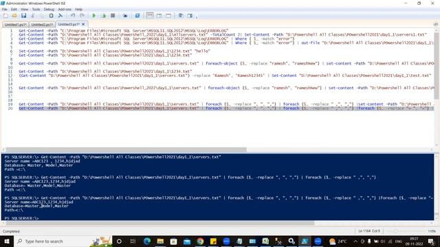 Powershell Scripting For SQL DBA - 1.8 , 09/11/2022 смотреть онлайн