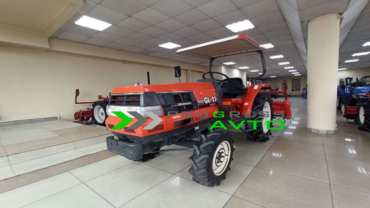 Смотри новый обзор трактора KUBOTA GL23 с колеёй 102 см и клиренсом 33 см купить минитрактор в Омске смотреть онлайн