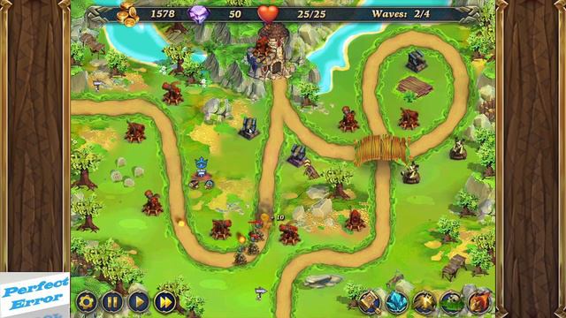 Royal Defense | Hard Level 1-20 | Forgotten Fields смотреть онлайн