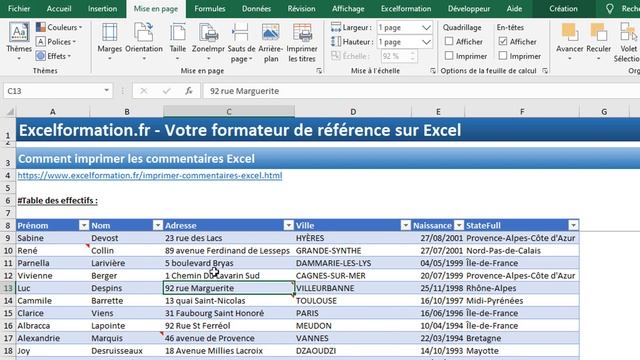 COMMENT AFFICHER ET IMPRIMER TOUS LES COMMENTAIRES D’UNE FEUILLE SUR EXCEL (Les 2 méthodes !) смотреть онлайн