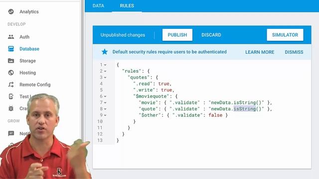 Firebase backend setup for our iOS MovieQuotes app смотреть онлайн