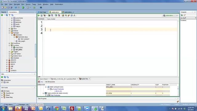 Generating Code Quickly with Oracle SQL Developer смотреть онлайн